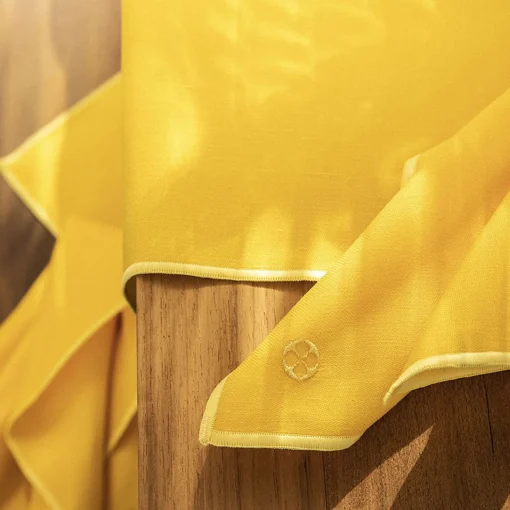 Nuances Coton & Lin Jaune Tournesol