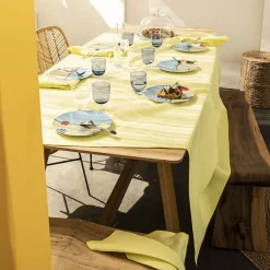 Nuances Coton & Lin Jaune Pale