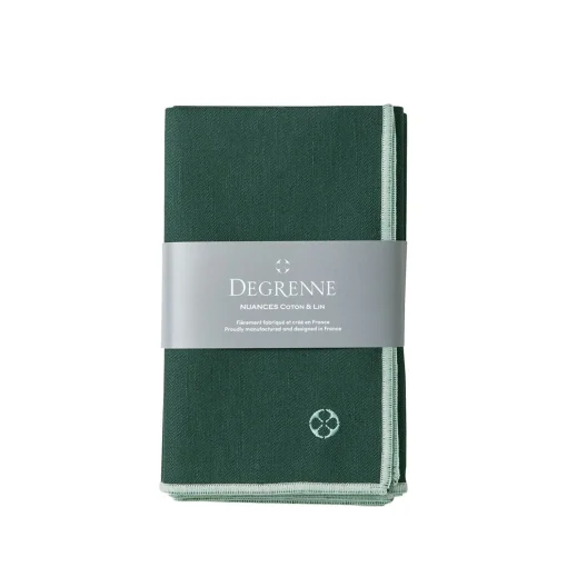 Nuances Coton & Lin Vert Emeraude